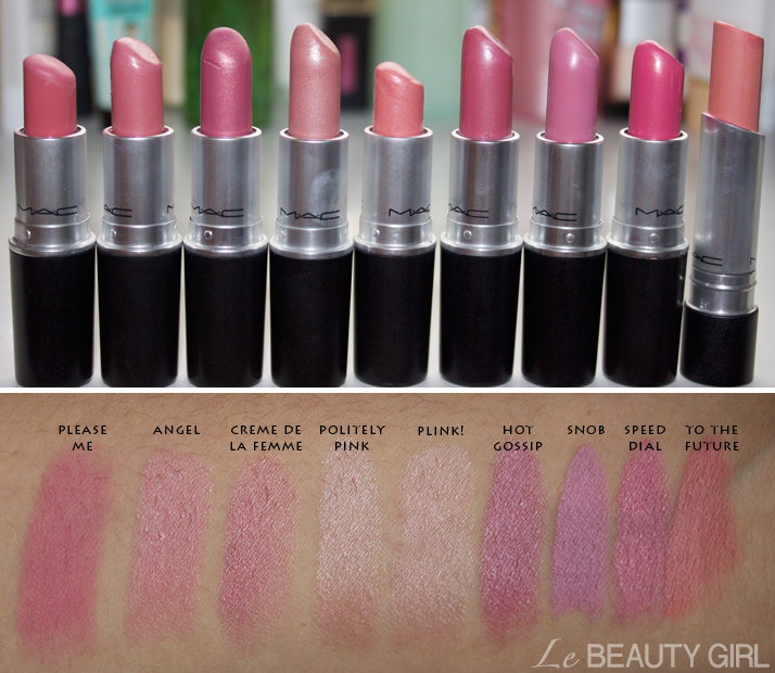 My MAC Lipstick Collection (Swatches) Mac Lipstick Collection